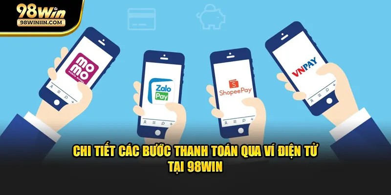 Chi tiết các bước thanh toán thông qua hệ thống ví điện tử hiện có